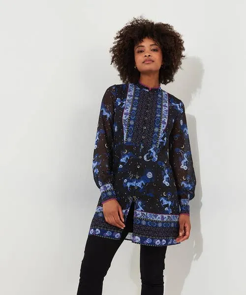 Tops Tunics and Blouses Mystical Magic Tunic Dress Black Joebrowns Apparel Tops Tunics and Blouses Mystical Magic Tunic Dress Black Joebrowns Apparel