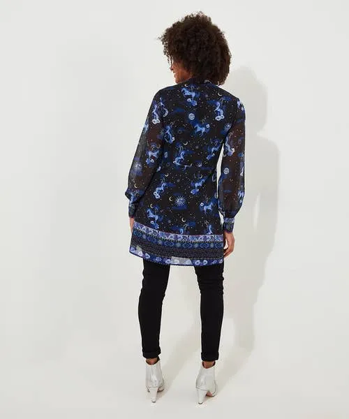 Tops Tunics and Blouses Mystical Magic Tunic Dress Black Joebrowns Apparel Tops Tunics and Blouses Mystical Magic Tunic Dress Black Joebrowns Apparel