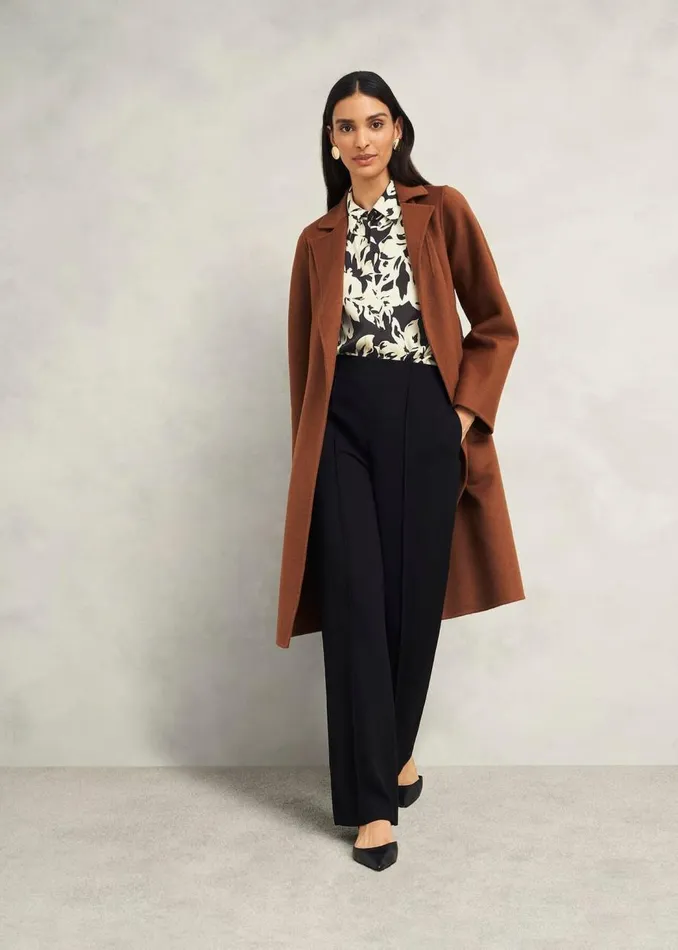 Tops Women HOBBS Askham Shirt Black Cream
