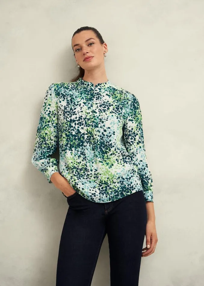 Tops Women HOBBS Beatrix Blouse Ivory Multi