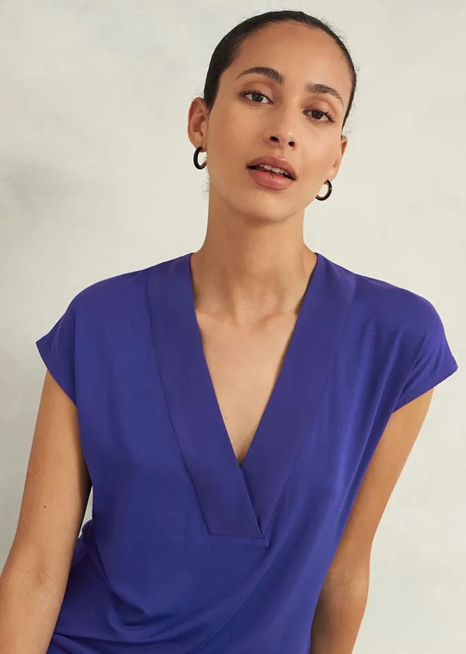 Tops Women HOBBS Jonie Top Shore Blue