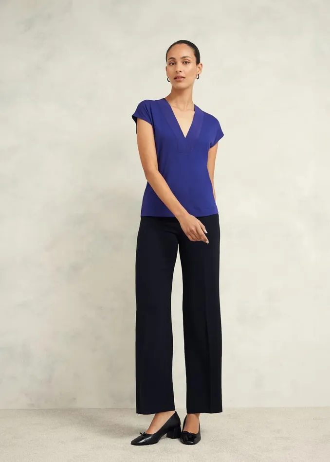 Tops Women HOBBS Jonie Top Shore Blue