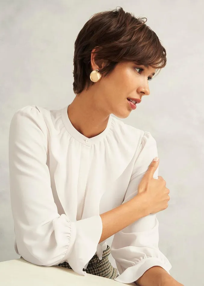 Tops Women HOBBS Maribella Blouse Ivory