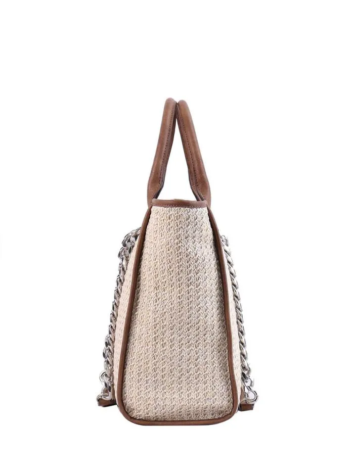 Tote Bags Jessica Simpson Dani Tote In Almond Brown Glitter