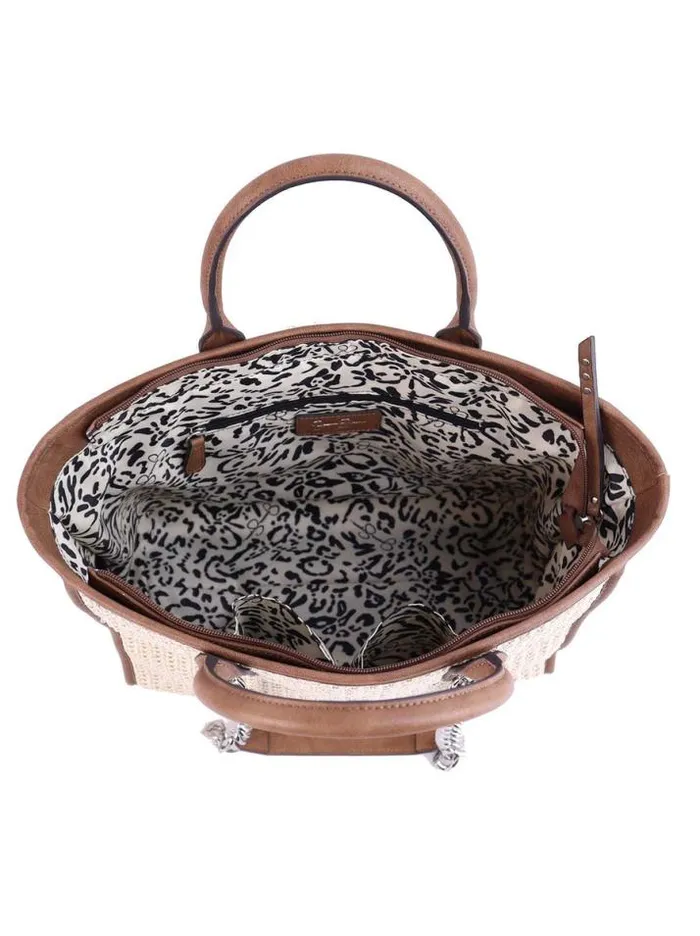 Tote Bags Jessica Simpson Dani Tote In Almond Brown Glitter