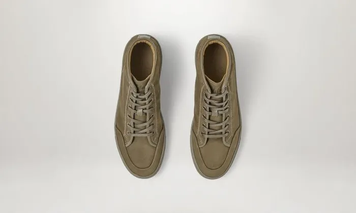 Trainers Men Belstaff Rally High Top Trainers Dark Khaki