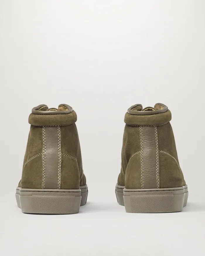 Trainers Men Belstaff Rally High Top Trainers Dark Khaki