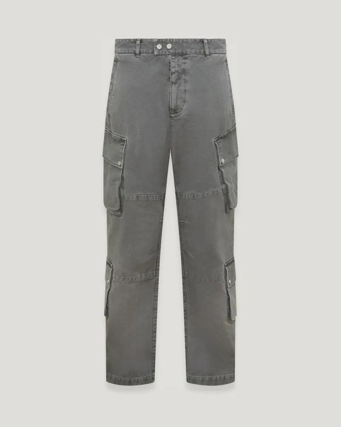 Trousers Men Belstaff Belstaff X Represent Enduro Cargo Shadow
