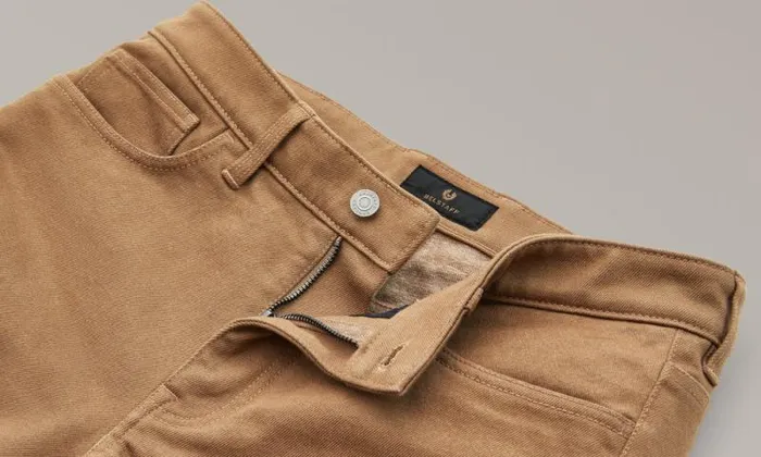Trousers Men Belstaff Poplar Motorcycle Jeans British Khaki