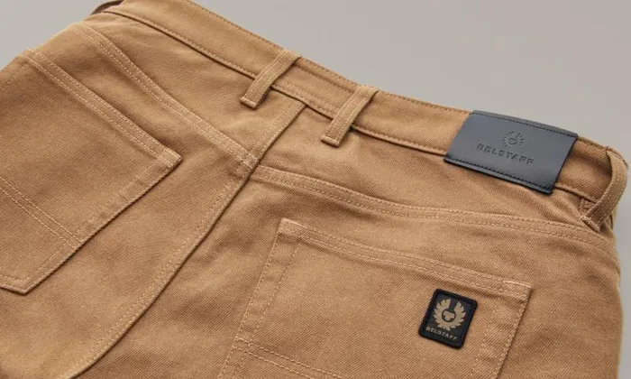 Trousers Men Belstaff Poplar Motorcycle Jeans British Khaki