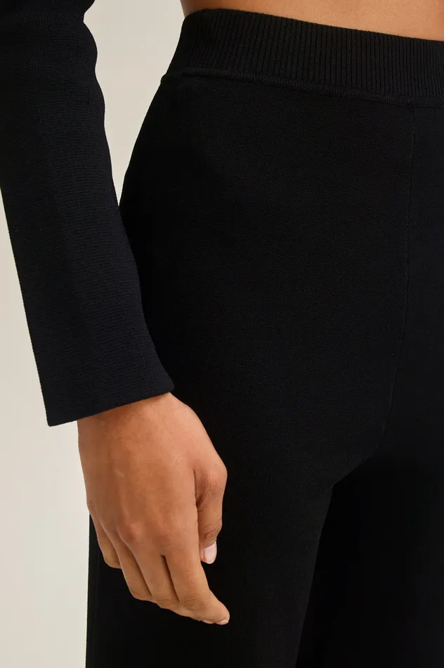 Trousers MICRO CREPE CROP TROUSER BLACK 8211 Scanlan Theodore Women Trousers MICRO CREPE CROP TROUSER BLACK 8211 Scanlan Theodore Women