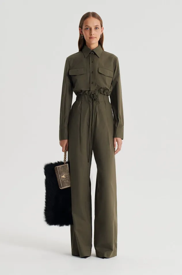 Trousers PLEAT CARGO TROUSER JUNGLE Scanlan Theodore Women