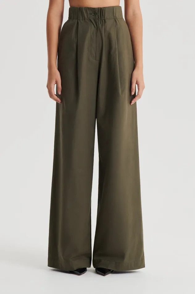 Trousers PLEAT CARGO TROUSER JUNGLE Scanlan Theodore Women Trousers PLEAT CARGO TROUSER JUNGLE Scanlan Theodore Women