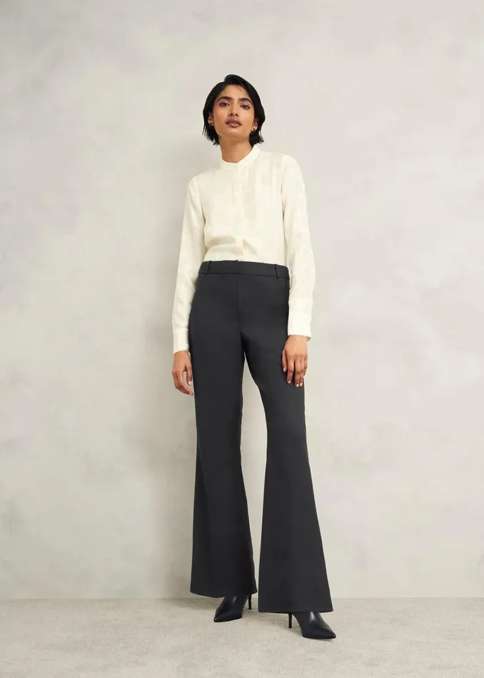 Trousers Women HOBBS Sinclair Trouser With Wool Black