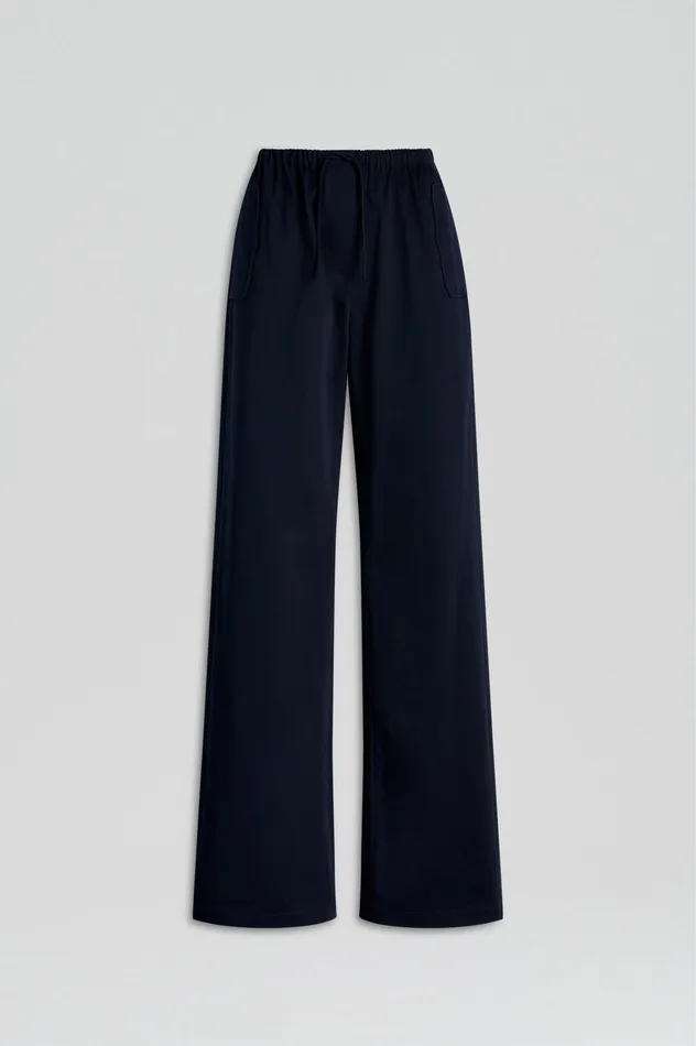 Trousers Women POCKET CARGO NAVY Scanlan Theodore Trousers Women POCKET CARGO NAVY Scanlan Theodore
