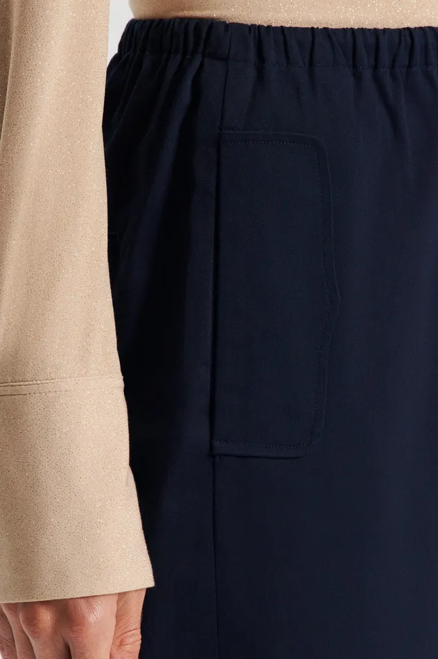 Trousers Women POCKET CARGO NAVY Scanlan Theodore Trousers Women POCKET CARGO NAVY Scanlan Theodore