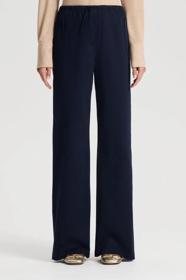 Trousers Women POCKET CARGO NAVY Scanlan Theodore Trousers Women POCKET CARGO NAVY Scanlan Theodore