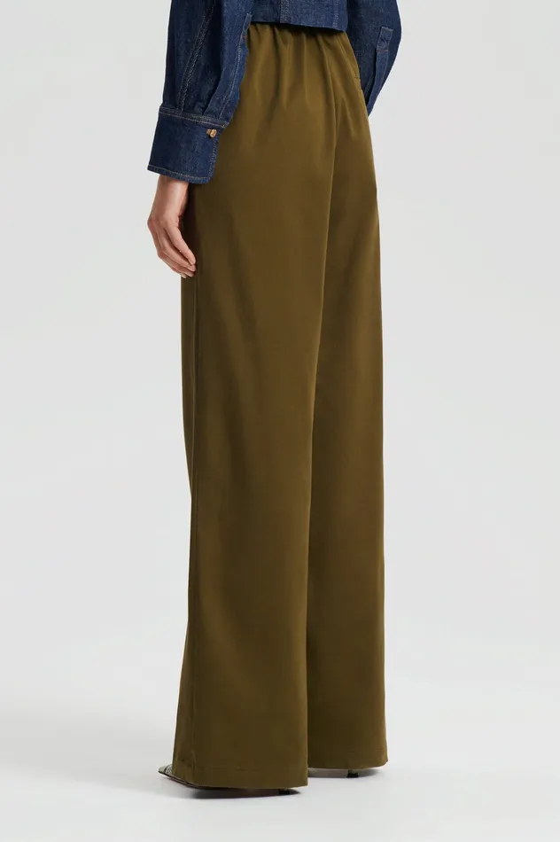Trousers Women Scanlan Theodore POCKET CARGO OLIVE Trousers Women Scanlan Theodore POCKET CARGO OLIVE