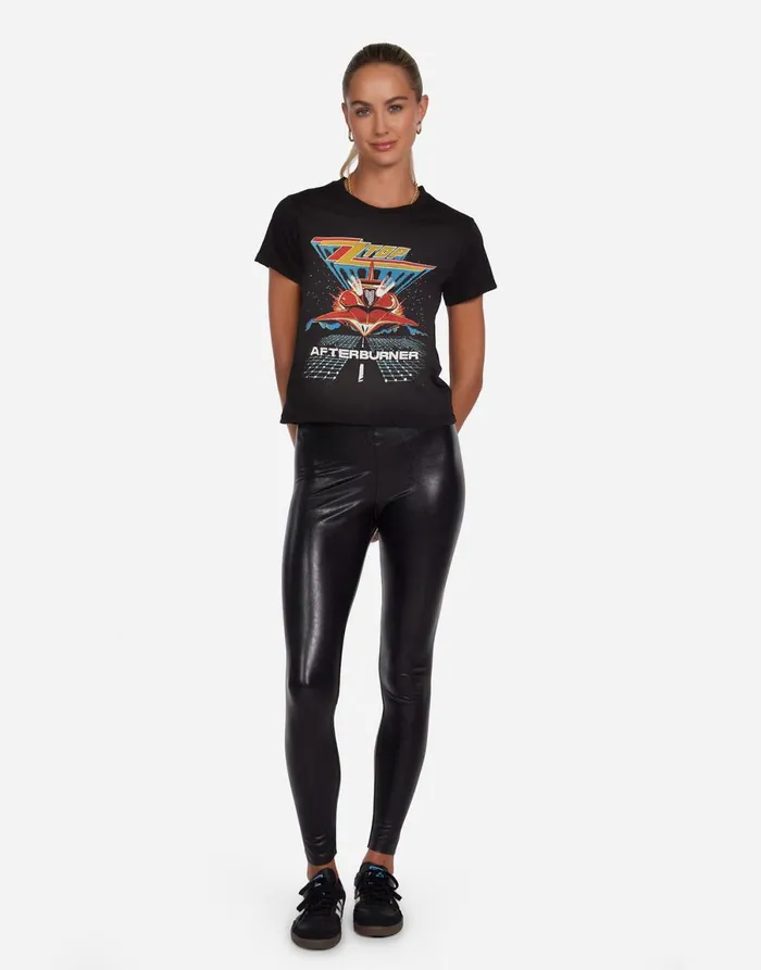 Ursula ZZ Top Afterburner Black Haze Women039s Lauren Moshi Short Sleeve