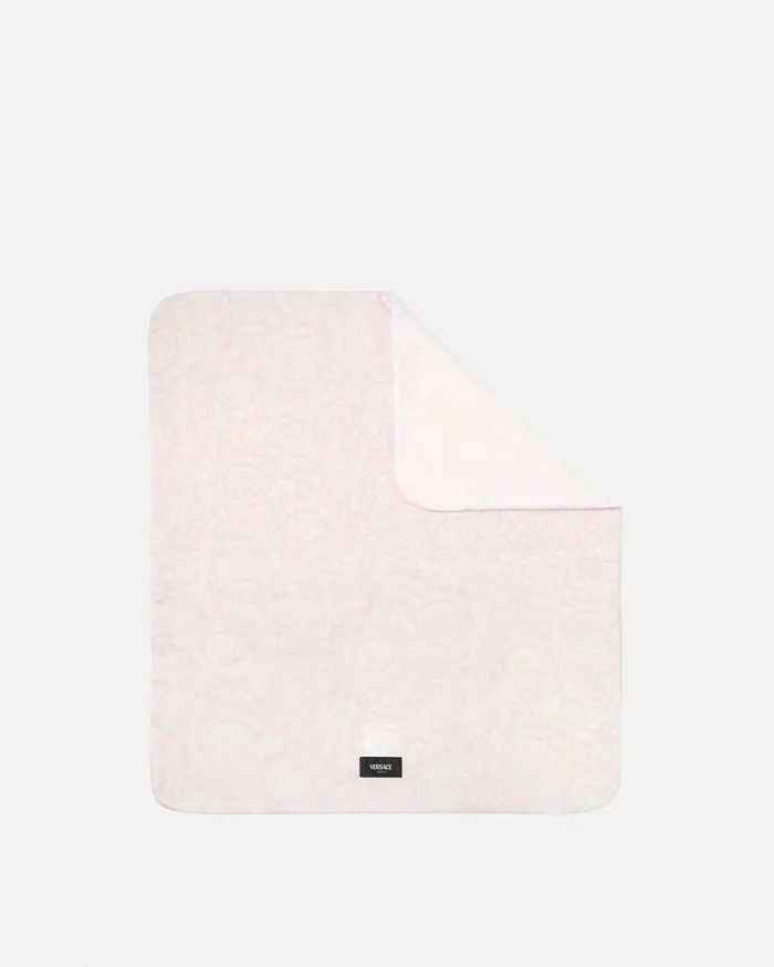 Versace Accessories Kids Medusa Padded Baby Blanket Light Pink