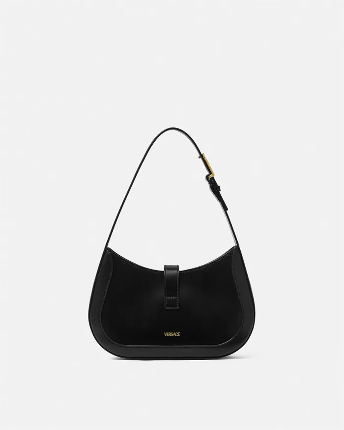 Versace Greca Goddess Women Greca Goddess Small Hobo Bag Blackgold