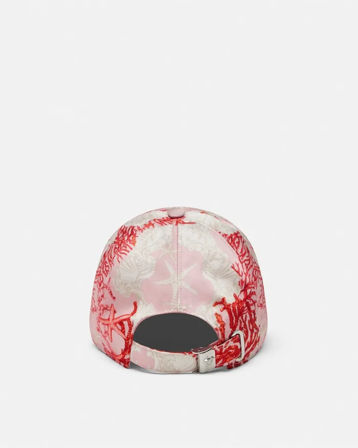 Versace Hats and Caps MenWomen Barocco Sea Baseball Cap Pinkprint