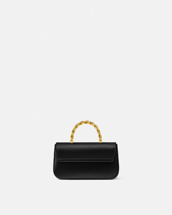 Versace La Medusa Women La Medusa Satin Mini Bag Blackgold