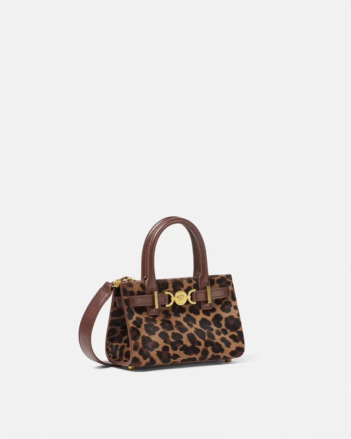 Versace Medusa 03995 Women Leopard Medusa 03995 Mini Tote Bag Animalier