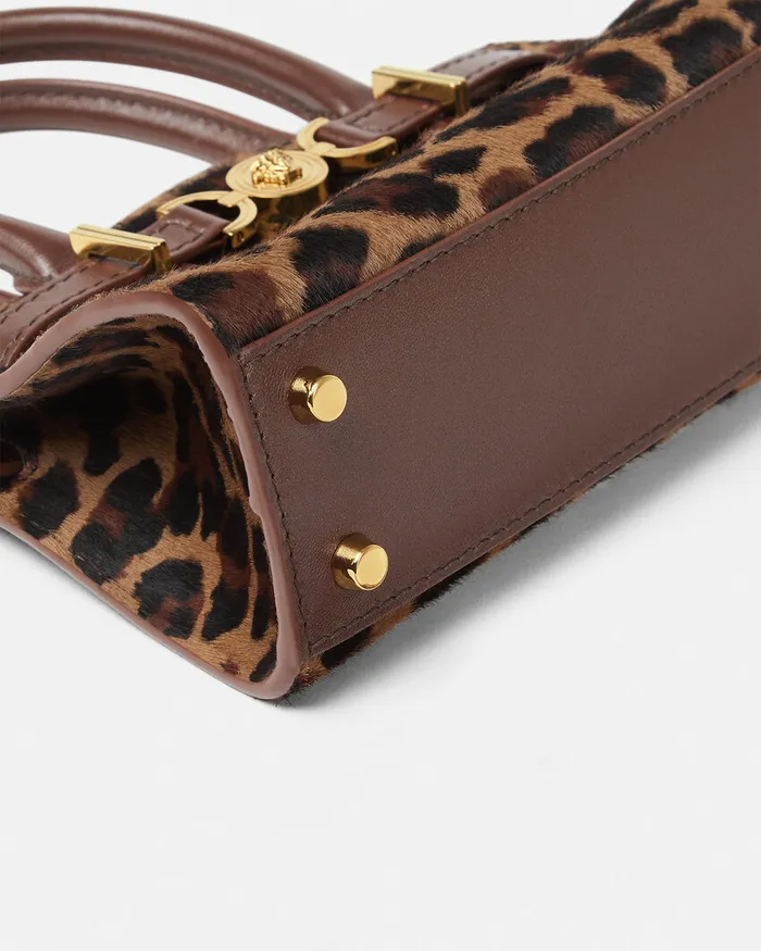 Versace Medusa 03995 Women Leopard Medusa 03995 Mini Tote Bag Animalier