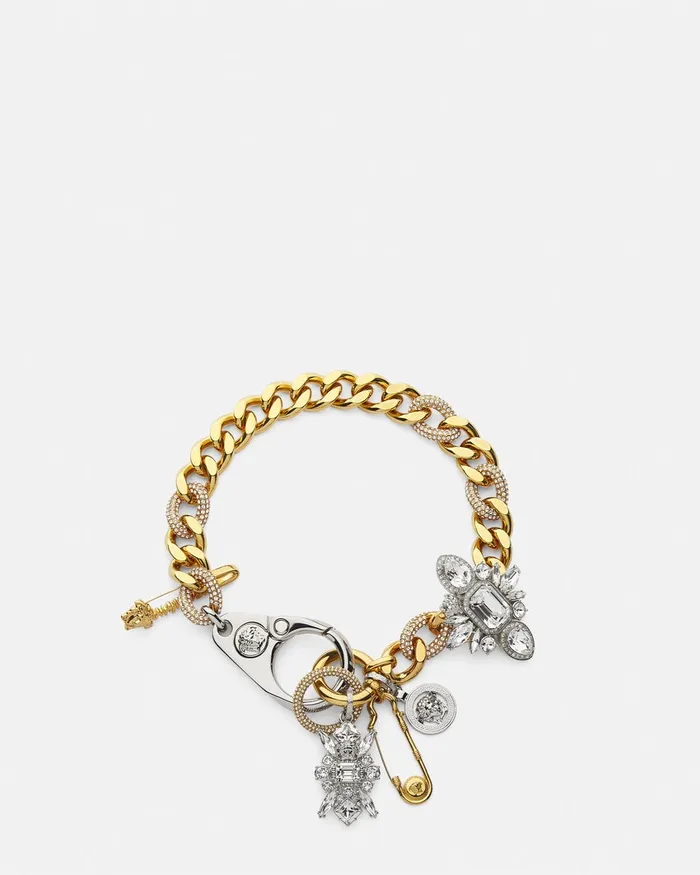 Versace Necklaces Women Clash Necklace Silvergold
