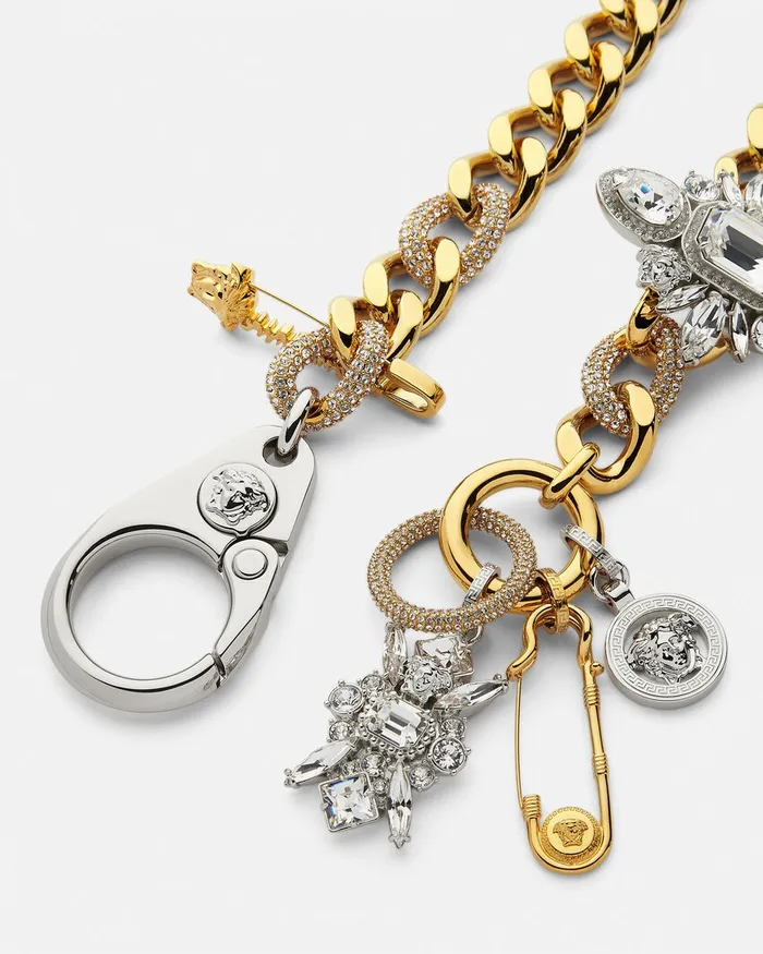 Versace Necklaces Women Clash Necklace Silvergold