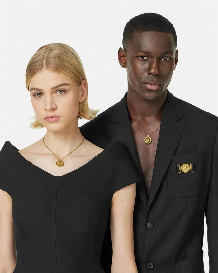 Versace Necklaces WomenMen Medusa 03995 Pendant Necklace Light Gold