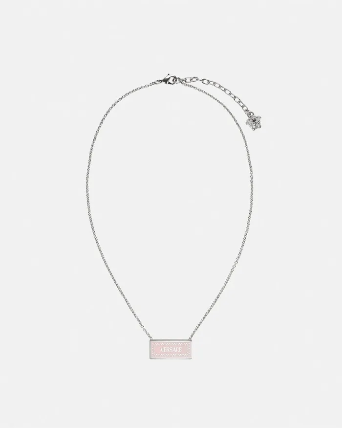 Versace Necklaces Women Small 03990s Vintage Logo Necklace Silver