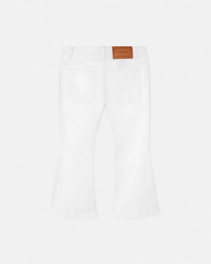 Versace Pants and Skirts Kids Flared Jeans White