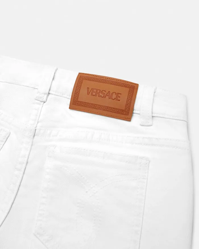 Versace Pants and Skirts Kids Flared Jeans White