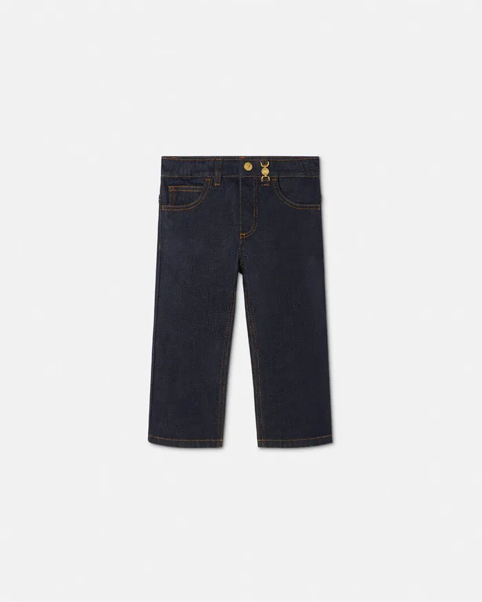 Versace Pants and Skirts Kids Medusa 03995 Jeans Blue
