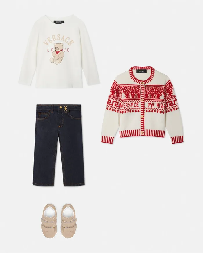 Versace Pants and Skirts Kids Medusa 03995 Jeans Blue
