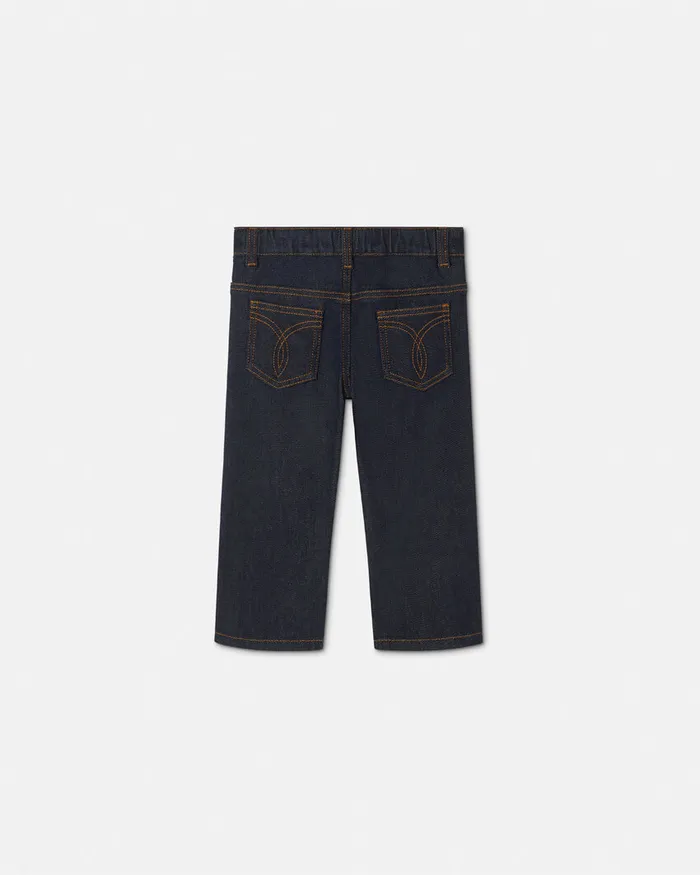 Versace Pants and Skirts Kids Medusa 03995 Jeans Blue