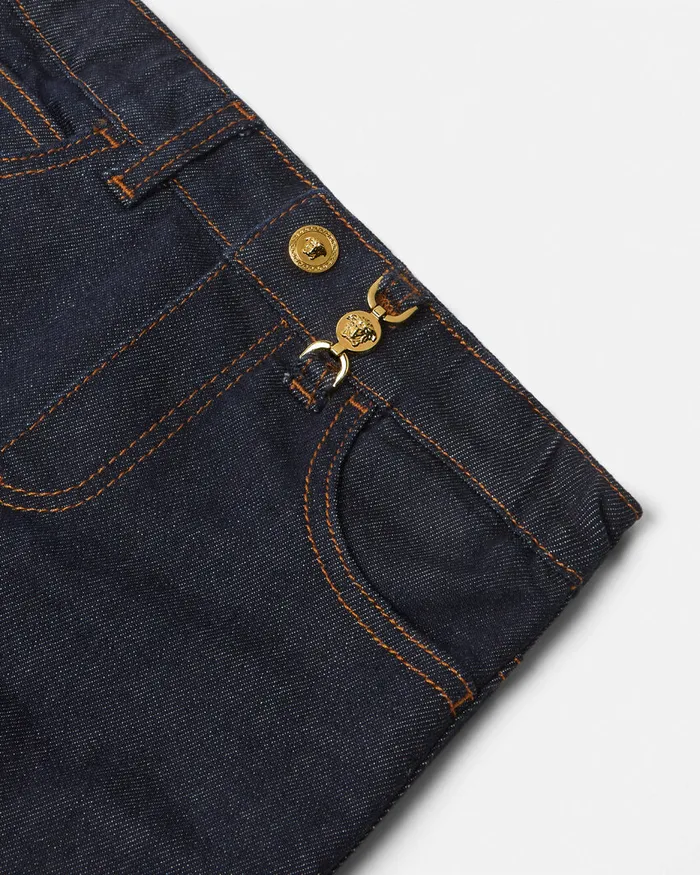 Versace Pants and Skirts Kids Medusa 03995 Jeans Blue