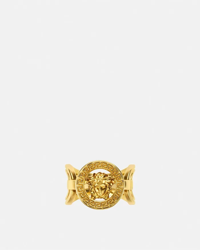 Versace Rings WomenMen Medusa 03995 Ring Light Gold