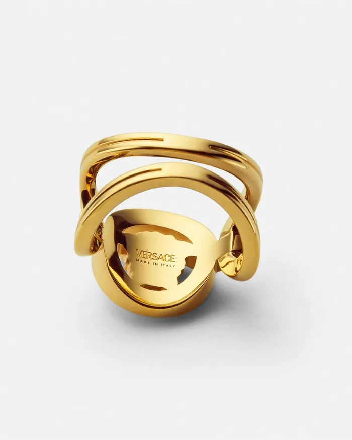 Versace Rings WomenMen Medusa 03995 Ring Light Gold