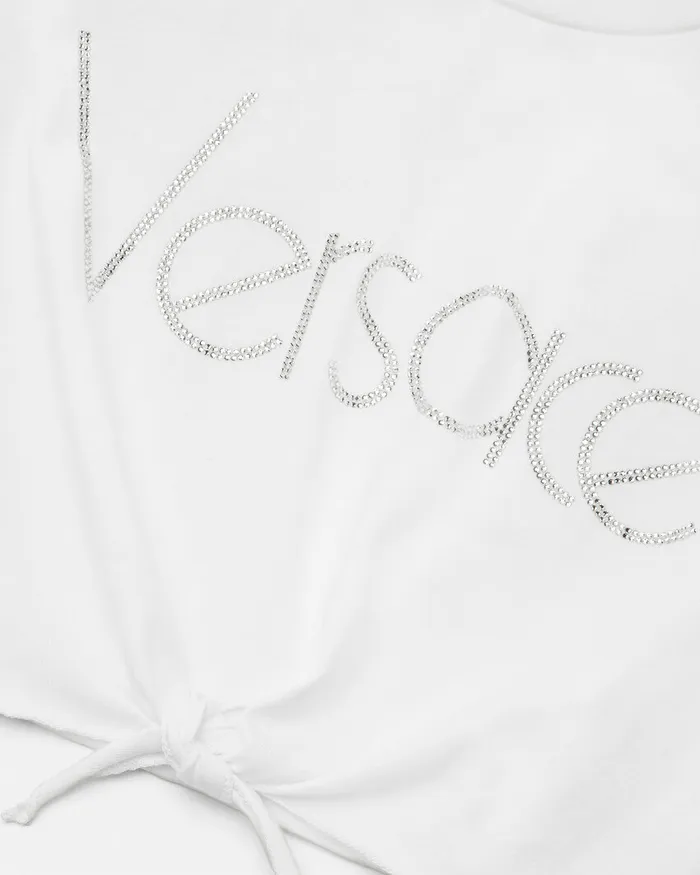 Versace Shirts and Tshirts Kids 1978 ReEdition Logo TShirt White
