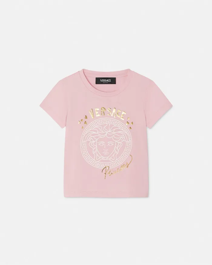 Versace Shirts and Tshirts Kids Medusa Princess TShirt Pink