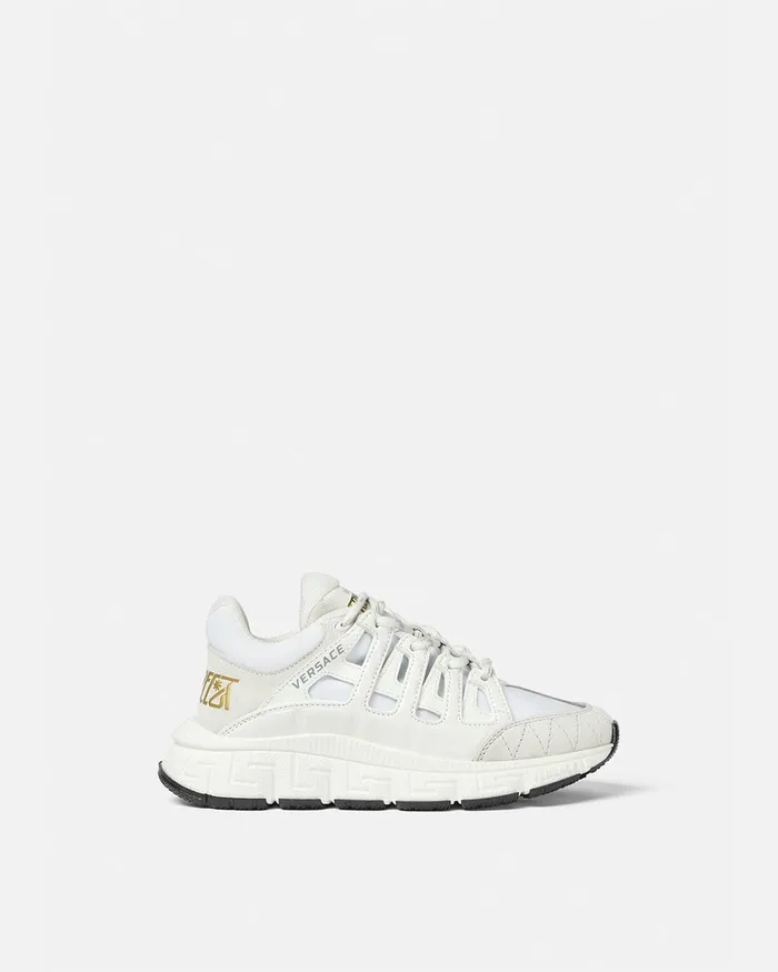 Versace Shoes Kids Trigreca Sneakers Whiteprint
