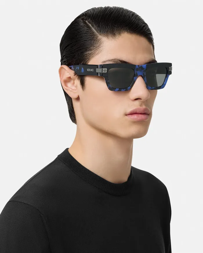 Versace Sunglasses Men Classic Top Sunglasses Blackblue