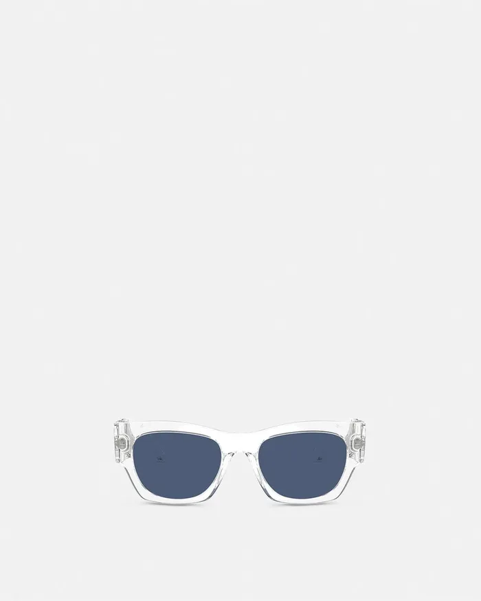 Versace Sunglasses WomenMen Medusa Biggie Sunglasses Transparent
