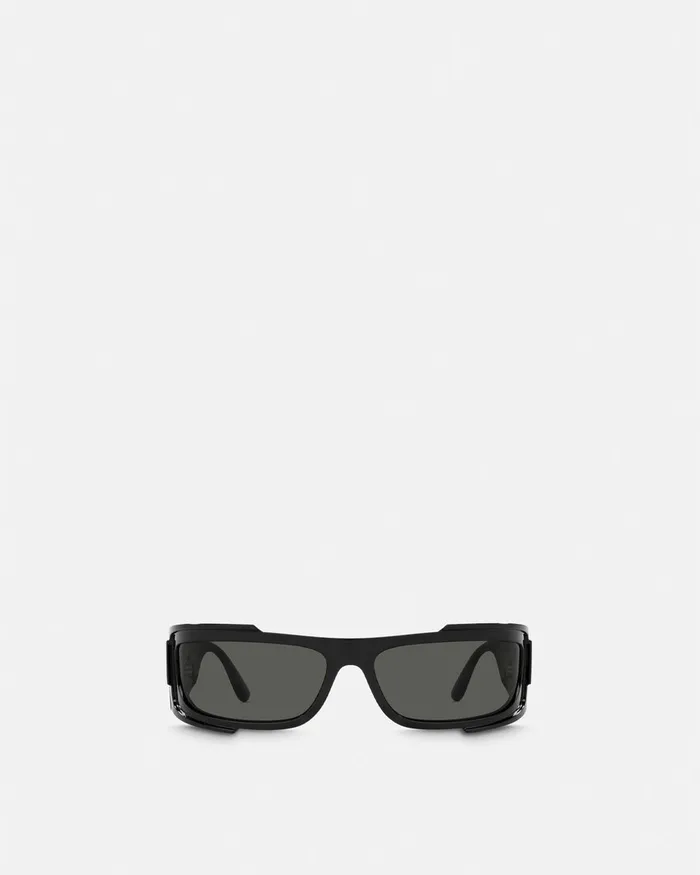 Versace Sunglasses WomenMen Medusa Biggie Wrap Sunglasses Black