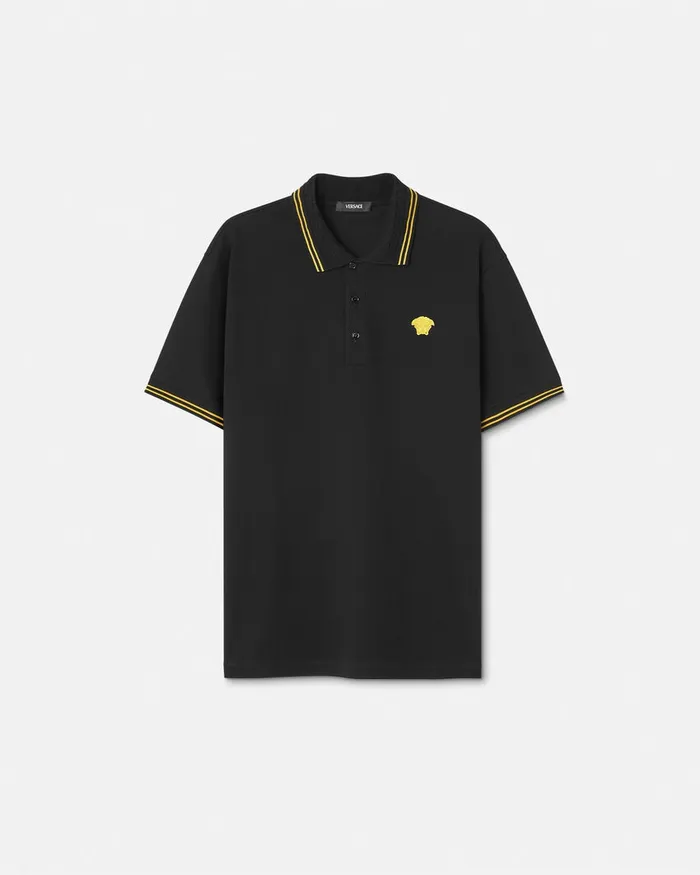 Versace TShirts and Polos Men Medusa Polo Shirt Black
