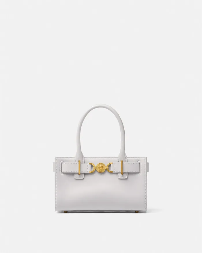 Versace Totes Women Medusa 03995 Small Tote Bag Gray