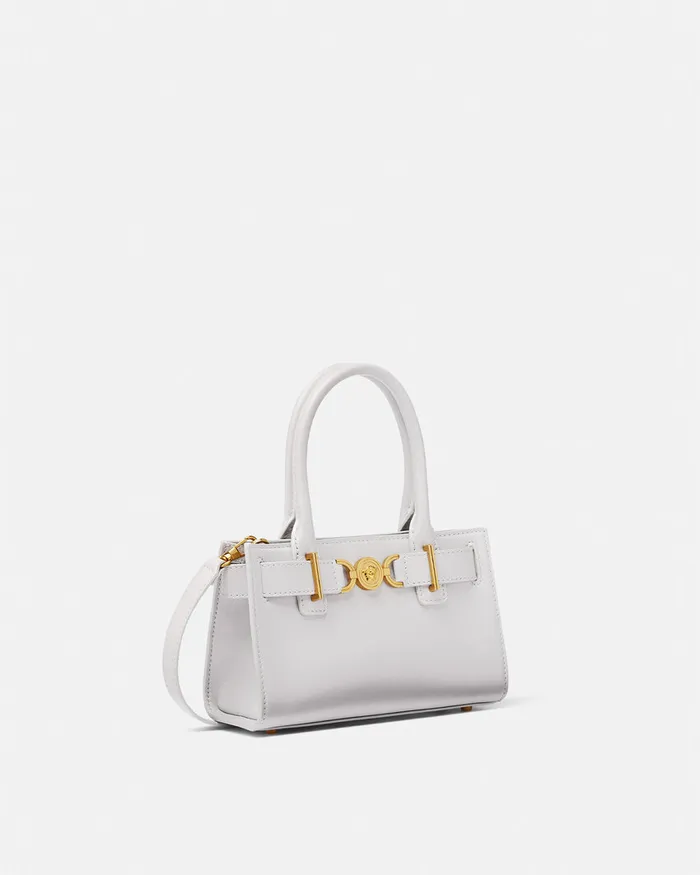 Versace Totes Women Medusa 03995 Small Tote Bag Gray